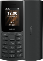 Телефон Nokia 106 DS CHARCOAL (TA-1564)