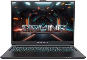 Ноутбук GIGABYTE G6 (2023) KF-G3KZ853SD i7 12650H/16GB/512GB SSD/NVIDIA GeForce RTX4060 8GB/16" FHD+ IPS/WiFi/BT/Cam/DOS/black