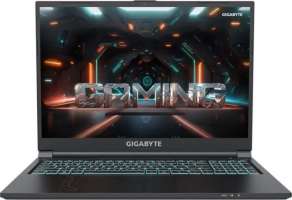 Ноутбук GIGABYTE G6 KF-H3KZ853SH i7-13620H/16GB/512GB SSD/GeForce RTX4060 8GB/16" IPS FHD+/WiFi/BT/cam/Win11Home/black