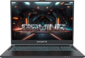 Ноутбук GIGABYTE G6 KF-H3KZ854KD i7-13620H/16GB/1TB SSD/RTX 4060 8GB/16" IPS FHD+/WiFi/BT/cam/noOS/black