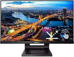 Philips Монитор 21.5" 222B1TC IPS, сенсорный, 1920x1080 (16:9), 250кд/м2, 4 мс, 178°/178°, VGA, HDMI, DisplayPort, черный (222B1TC/00/01)