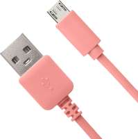 PrimeLine 7238 microUSB 1м розовый