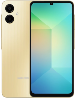 Смартфон Samsung Galaxy A06, 6.7" 1600x720 PLS, MediaTek Helio G85, 4Gb RAM, 64Gb, 3G/4G, Wi-Fi, BT, 2xCam, 2-Sim, 5000 мА⋅ч, USB Type-C, Android 14, золотистый (SM-A065FZDDMEA)