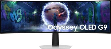 Samsung Монитор 49" Odyssey G9 LS49DG932SIXCI 5120x1440 LED, 32:9, OLED, 250cd, 1M:1, 0.03ms, 178/178, curved 1800R, DP, HDMI, USB, 240Hz, Tilt, HAS