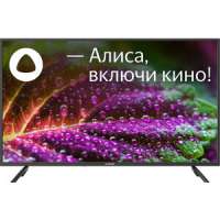 Телевизор LED Digma DM-LED43UBB31 43" Яндекс.ТВ черный 4K Ultra HD 60Hz DVB-T DVB-T2 DVB-C DVB-S DVB-S2 USB WiFi Smart TV