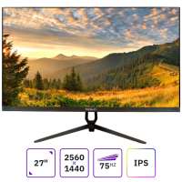 TESLA Монитор 27" F2722DF IPS, 2560x1440 (16:9), 300кд/м2, 4 мс, HDMI, DisplayPort, черный