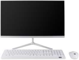 Тесла Моноблок U24 N5095/8GB/256GB/UHD Graphics/1920х1080/Wi-Fi/BT/kbd/mouse/Win10/white