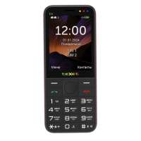 Мобильный телефон teXet TM-315, 2.8" 320x240 TN, BT, 2-Sim, 2500 мА·ч, USB Type-C, черный