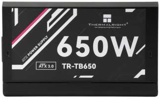 Thermalright Блок питания ATX TR-TB650 650W, 80+ Bronze, 12VHPWR, full modular