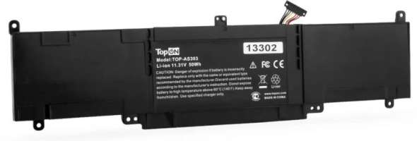TopOn Аккумулятор для ноутбука Asus TOP-AS303 11.31V 4400mAh литиево-ионная (103187)