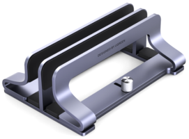 UGREEN Подставка LP258 60643_ вертикальная для ноутбука (для 2 шт), серебристый