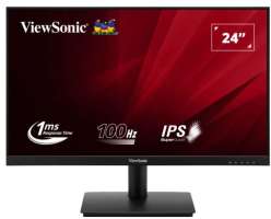 Viewsonic Монитор 23,8" VA240-H черный, IPS LED 16:9, HDMI, матовая 250cd 178гр/178гр 1920*1080 100Hz VGA FHD