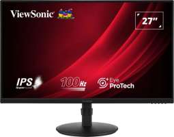 Viewsonic Монитор 27" VA2708-HDJ 1920x1080 LED, 16:9, IPS, 250cd, 1300:1, 50M:1, 5ms, 178/178, VGA, HDMI, DP, audio, 100Hz, HAS, tilt, pivot, swivel