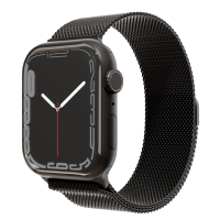 VLP Ремешок Milanese Band Pro для Apple Watch 42 / 44 / 45 / 49 мм, черный